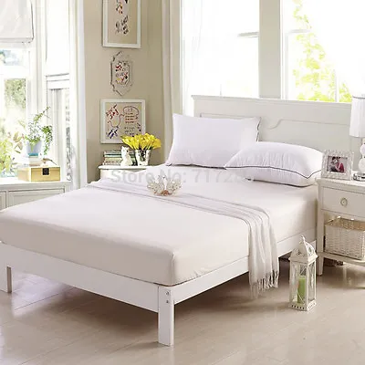 New Soft Fabric Zippered Mattress Cover Bed Bug Protector Hypoallergenic Cover • $18.85