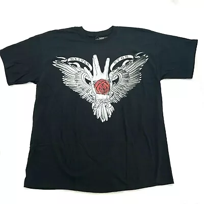 Westside Tattoo Shirt XL Mens Black Silver Star Urban Wear Streetwear Tee NWT • $17.49