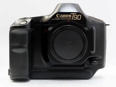 Canon T90 35mm MF SLR Film Camera Black Body TANK Excellent From Japan F/S • £306.41