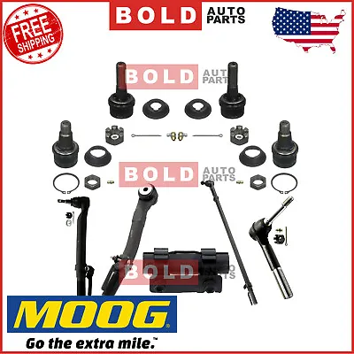 MOOG Ball Joint Tie Rod Drag Link Kit 9 PCS Fits Ford F-250 F-350 Super Duty 4WD • $546.95