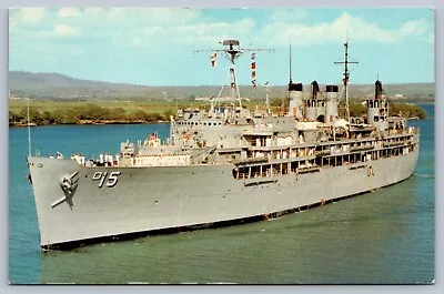 Postcard U.S.S. Prairie (AD-15) Destroyer Tender Ship Military • $4.95