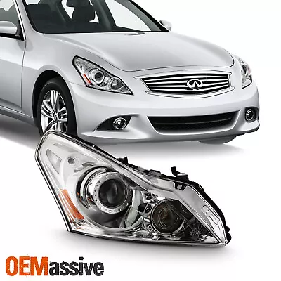 For 10-13 G37 / 11-12 G25 4Door [HID/Xenon] Projector Chrome Headlight Passenger • $203.96