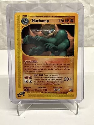 Pokémon - Machamp 51/165 - Expedition Base Set - Rare Vintage - 2002 - E-Reader • $3.85