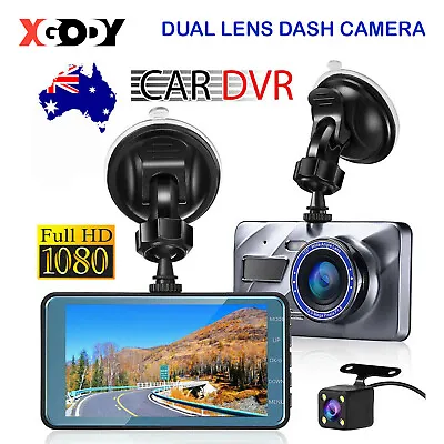 $32.49 • Buy XGODY 1080P Car Dash Cam Video DVR Camera Recorder Night Vision Front And Rear
