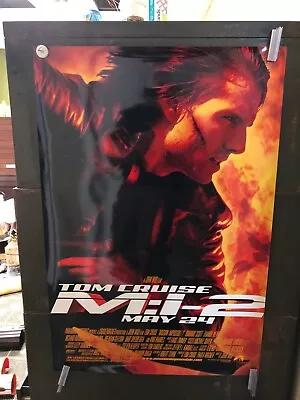 VINTAGE POSTER  Mission Impossible 2  Original One Sheet Tom Cruise D/S 2000 • $40