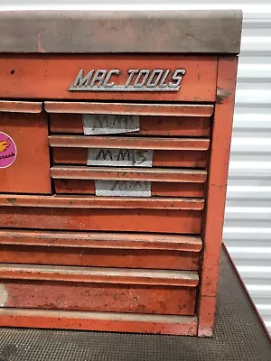 Vintage Mac Tools And Matco Tool Chests – Two Piece Set – 17 Drawers Total • $1400