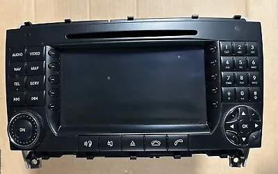 Mercedes W209 Radio Head Unit Media Player Navigation Screen A2098205489 • £185