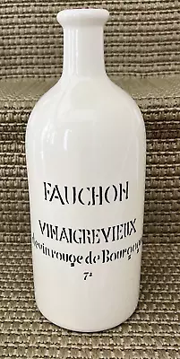 12  Vintage FAUCHON French Old Vinegar Bottle 46 Oz Bormier Dijon With Cork • $48