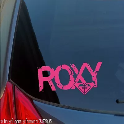 Roxy Vinyl Sticker Decal Snowboard Ski Surf Skateboard Quiksilver Clothing Beach • $2.95