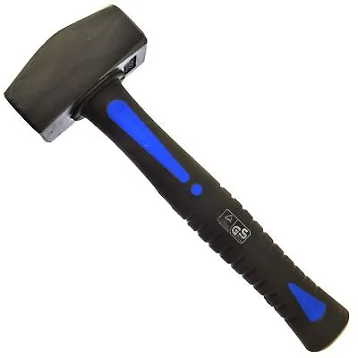 £12.39 • Buy Double Face Sledge / Lump Hammer TPR Handle With Fibreglass Shaft 2lb Brick