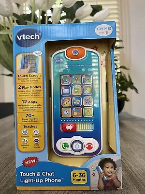 VTech Touch & Chat Light-Up Phone™ Musical Learning Play Cell Phone Unisex • $7.99