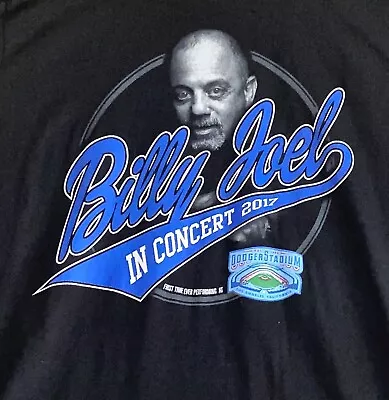 Billy Joel T Shirt 80s Rock T Shirt Pop Music T Shirt Mens 2XL Concert T Shirt • $11.39