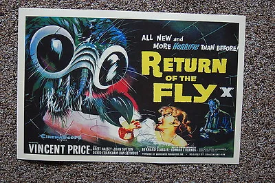 Return Of The Fly X Lobby Card Movie Poster Vincent Price • $5