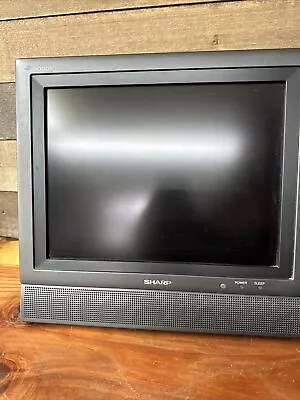 $160 • Buy RARE Sharp Aquos LC-13E1UB 13  Liquid Crystal Television Gaming-Works-no Remote