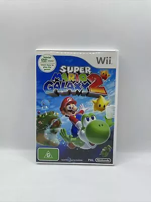 Super Mario Galaxy 2 - Nintendo Wii Complete With Manual & Guide DVD PAL  • $32.50