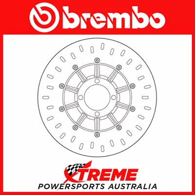 BMW K 100 1983-1989 Fixed Front Brake Disc Rotor Brembo 68B407D2 • $249.95