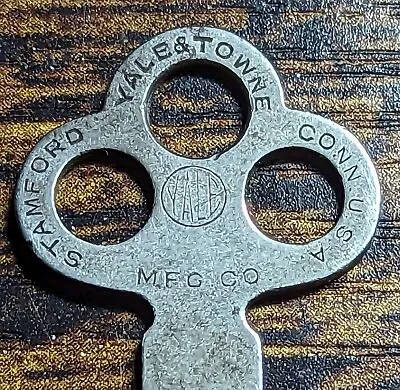 Vtg Yale & Towne Mfg Stamford Conn USA Flat Thin Key • $7.50