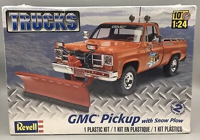 New Revell 1:24 Scale GMC Pickup Truck With Snowplow Model Kit • $29.99