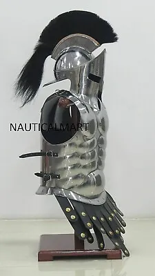 Medieval 300 Spartan Helmet With Muscle Armor Jacket Costum • £167.99