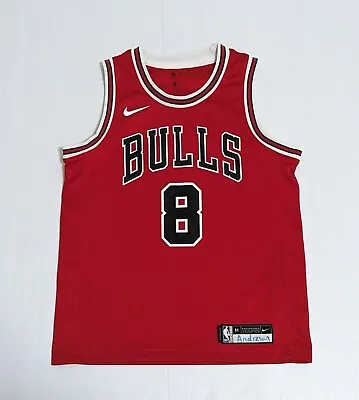 Nike Chicago Bulls Zach Lavine #8 Kids NBA Jersey Size Medium Or 10-12 • $34.99