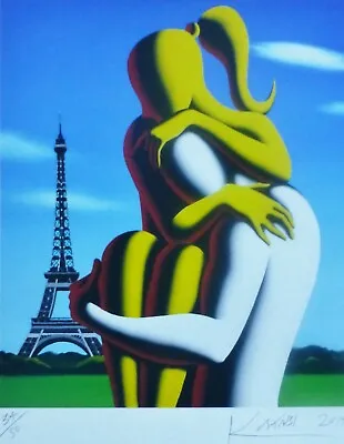 MARK KOSTABI    In A Relationship  Paris # 34/50 HAND SIGNED URBAN ART US ARTIST • $425