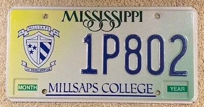 Millsaps College Specialty License Plate IP802 Vintage Jackson Mississippi • $29.99