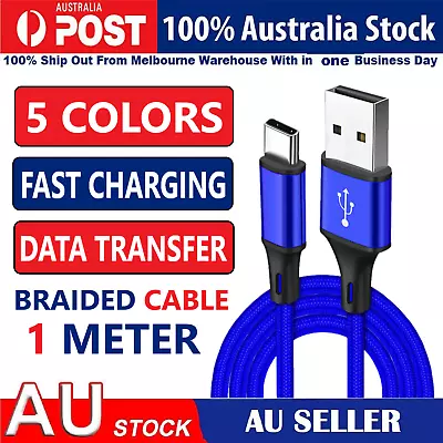 USB To Type C Charger Cable Fast Charging Lead Data Cord For Samsung Google • $1.48