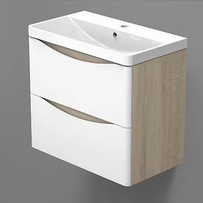 Vanity Unit Home Bathroom Sinks Floorstanding Or Wall Mounted Drawers / Doors • £159.99