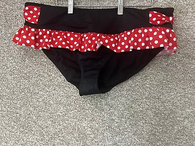 Hot Topic Disney Minnie Mouse Skirted Swim Bottoms 2XL NWOT • $23.99