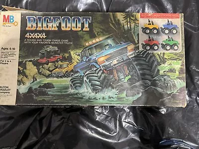 BIG FOOT 4x4x4 Board Game By Milton Bradley 1984 Vintage • $40