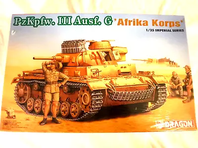 1/35 Dragon Panzer PzKpfw III Ausf G Afrika Korps W/ Figure # 9032 • $35.95