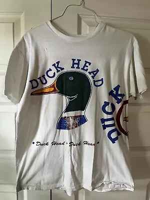 Vintage 90s Duck Head All Over Print AOP T-Shirt Adult Large Mens • $15