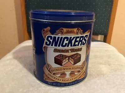 $6 • Buy Vintage Antique Mars Snickers Candy Bar  Tin Can