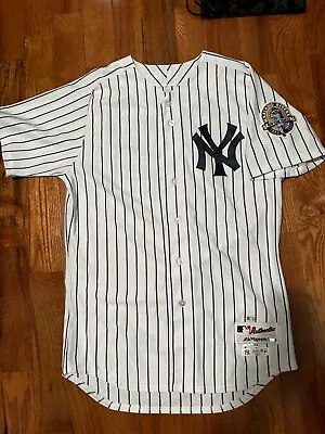 2013 Ny Yankees Tony Pena Game Issued Worn Home Jersey Mariano Rivera Patch Holo • $175