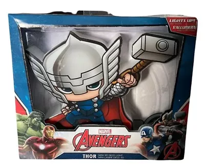 Marvel Avengers Thor 3D Deco Mini-Sized LED Wall Light • $12.50