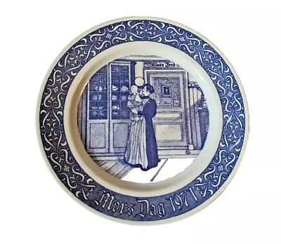 Vintage Rorstrand Sweden 1971 Mors Dag Mother's Day Plate 1st Ed Carl Larsson • $8.95