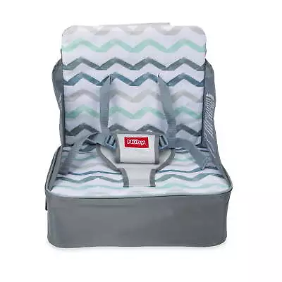 Easy Go Booster Seat With Adjustable Safety Straps And Harness Gray Unisex • $20