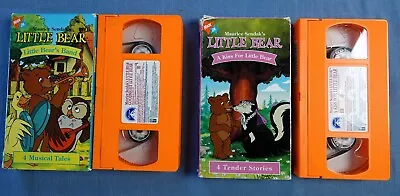 2 Vhs Tapes: Maurice Sendak's Little Bear A Kiss For Little Bear Bear's Band • $19.95