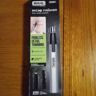 Wahl Lithium Micro Finisher Detail Trimmer For Unisex Nose Ear & Eyebrow Trimmer • £9.90