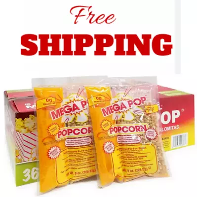 Gold Medal Mega Pop Popcorn Kit (6 Oz. Kit 36 Ct.) Free Fast Shipping. • $65.49