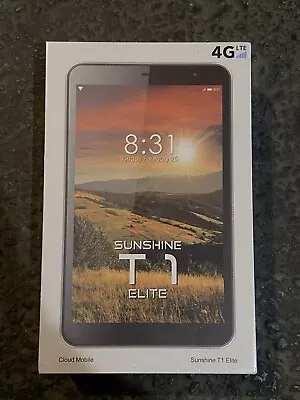 Cloud Mobile Sunshine T1 Elite Tablet 8  HD Display Brand New!!  Sealed!! • $43