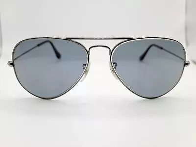 Ray-Ban RB 3025 Men's Aviator Eyeglasses Frames Black Thin Metal 55□14 • $44.95