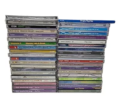 CD Lot Of 40 Kids Children Baby Lullaby Disney Baby Einstein Mozart VERY GOOD • $49.99