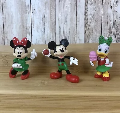 Just Play Disney Mickey & Minnie Mouse Daisy Duck Figures Lot Of 3 PVC Toys • $11.99