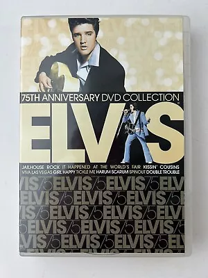 Elvis: 75th Anniversary DVD Collection 2010 9-Disc DVD Box Set - Elvis Presley • $24.99