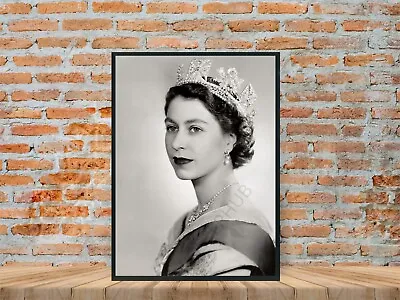 The Queen Print Commemorative Poster Elizabeth II Young Iconic Moments A3/A4 Art • £6.95