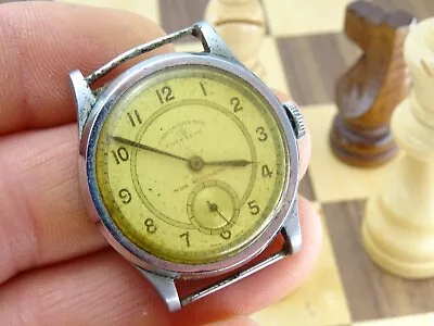 ELECTION CHRONOMETER Man's Vintage 30mm Hand Wind Wristwatch Head • $6.30