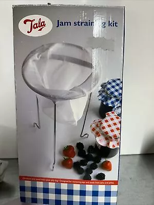 TALA Jam Straining Kit Jelly & Jam Making Preserve Strainer Stand Remove Pips • £5