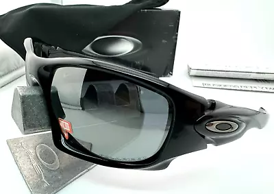 Oakley Ten X Polished Black W/ Black Iridium Polarized Sunglasses Oo9128-05 New • $300