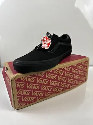 NEW Vans Shoes Old Skool Black Mens US SIZE 10 Old School Skateboard Sneakers • $60